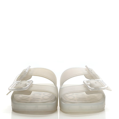 Balenciaga Technical Polyurethane Mallorca Slide Sandals 36 Transparent 2 of 7