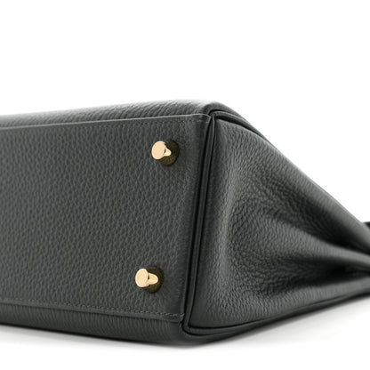 Hermes Togo Kelly Retourne 25 Vert Fonce 10 of 11