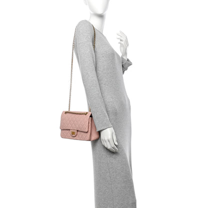 Chanel Aged Calfskin Quilted 2.55 Reissue 225 Flap Pink 2 of 10