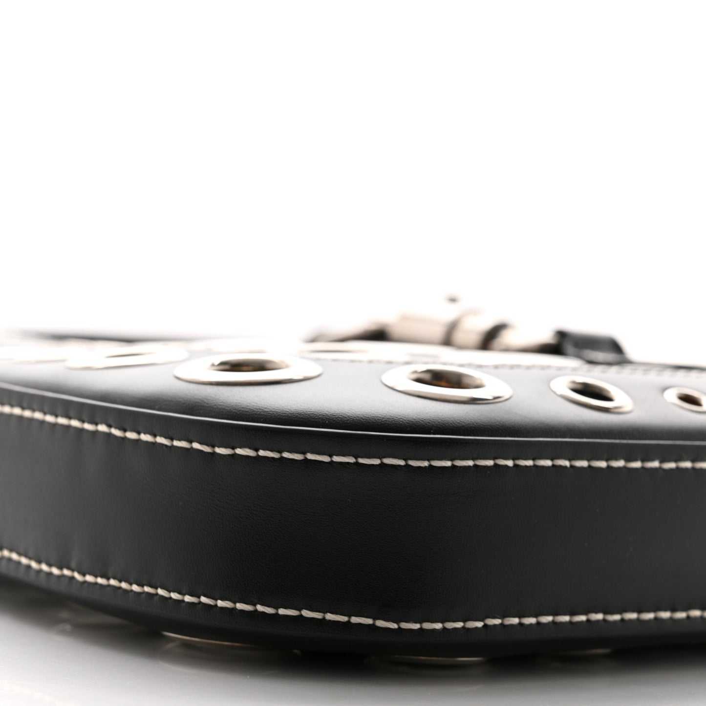 Patent Ha Ha Ha Jackie 1961 Eyelet Hobo Black