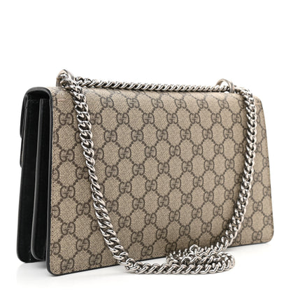 Gucci GG Supreme Monogram Small Dionysus Shoulder Bag Black 3 of 8