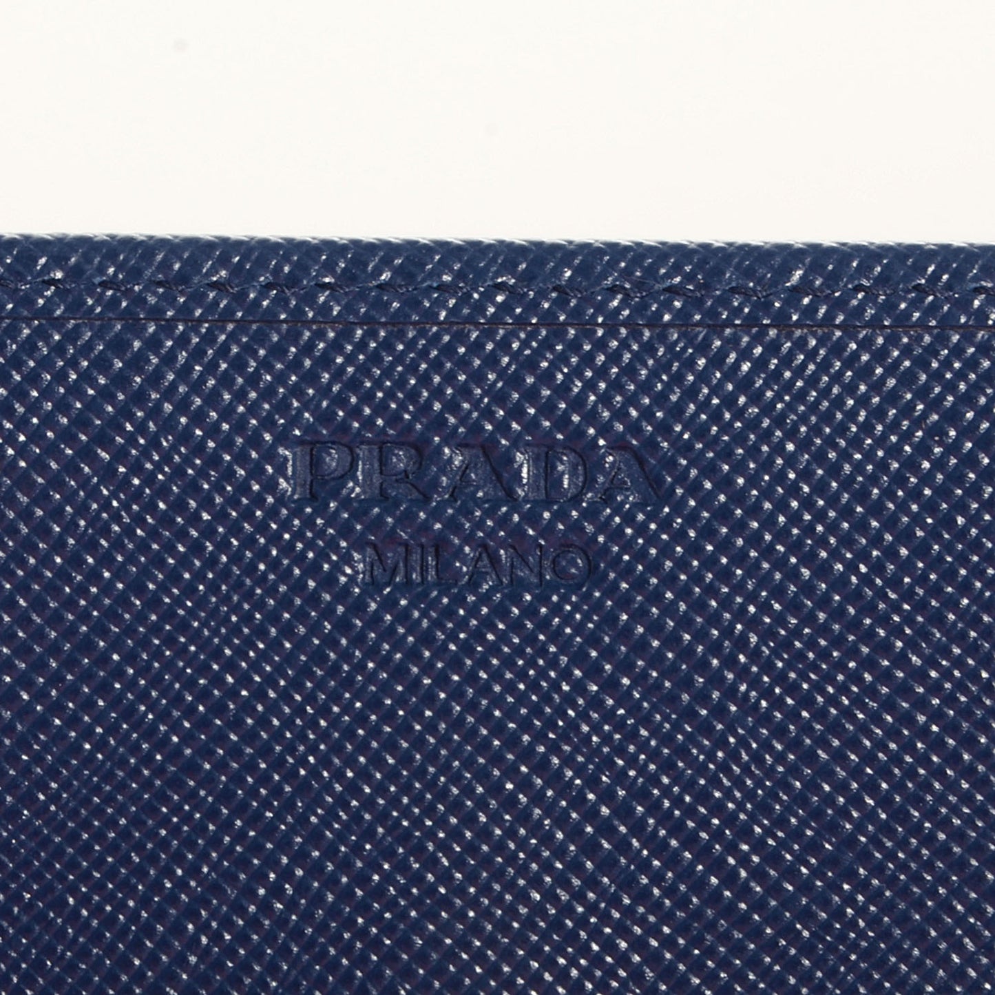 Saffiano Metal Continental Flap Wallet Cobalto