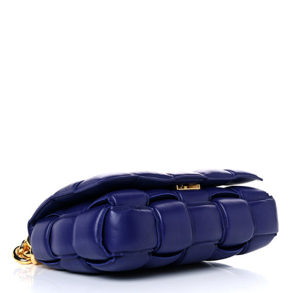 Bottega Veneta Lambskin Maxi Intreccio Padded Chain Cassette Crossbody Bag Unicorn 3 of 13