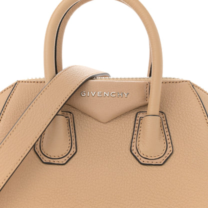 Givenchy Sugar Goatskin Mini Antigona Beige Camel 8 of 10