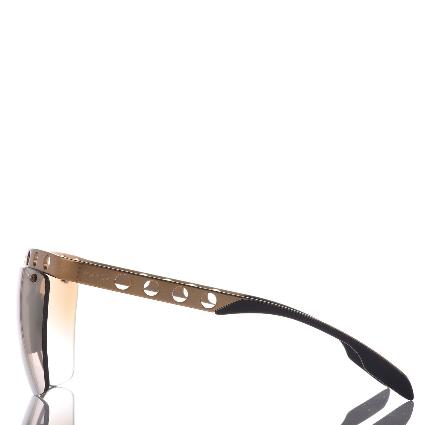 Metal Perforated Sunglasses SPR 53R Bronze