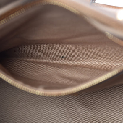 MCM Visetos Medium Boston Bag Cognac 10 of 11