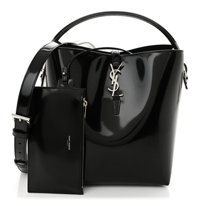 Saint Laurent Patent Calfskin Le 37 Bucket Bag Black 3 of 12