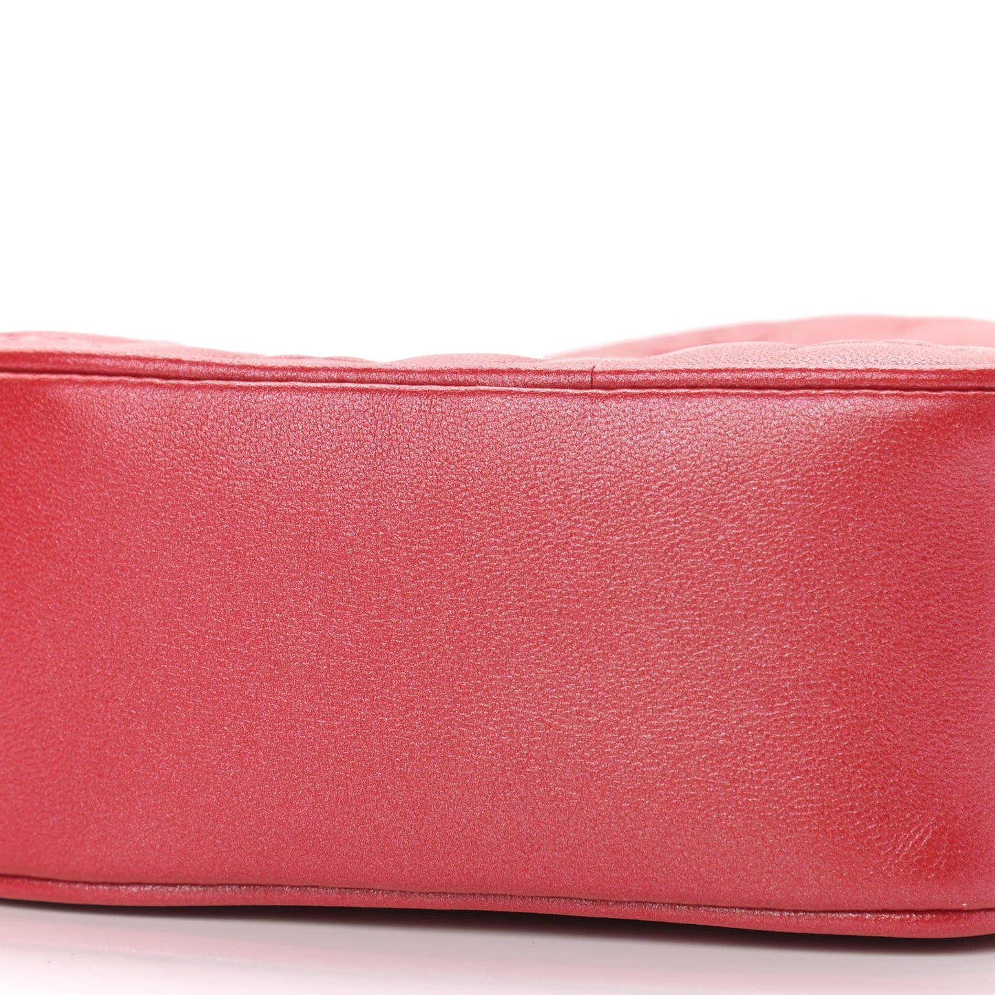 Lambskin Embossed Monogram Fall In Love Sac Coeur Heart Chain Bag Lipstick Red