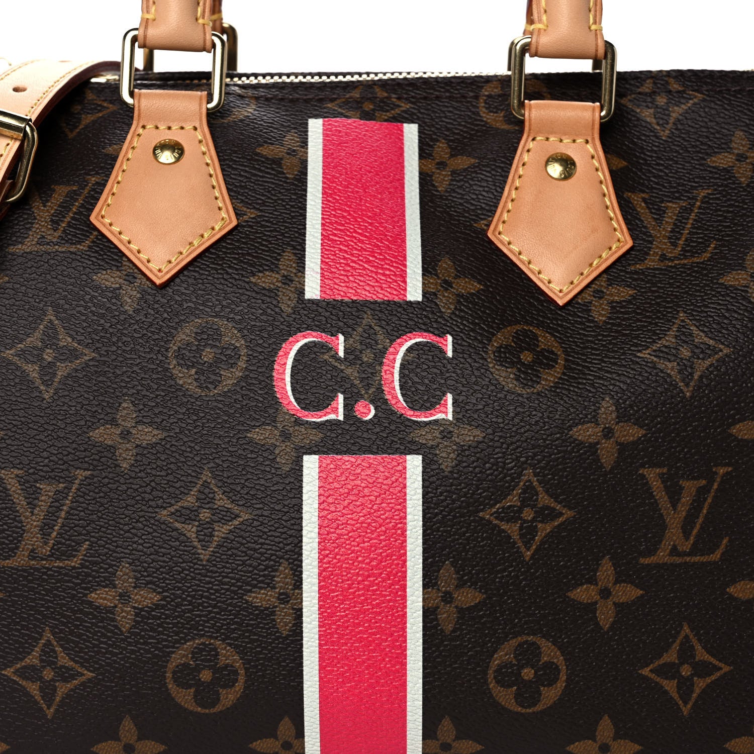 Louis Vuitton Monogram My LV Heritage Speedy Bandouliere 25 Fuchsia White 7 of 10
