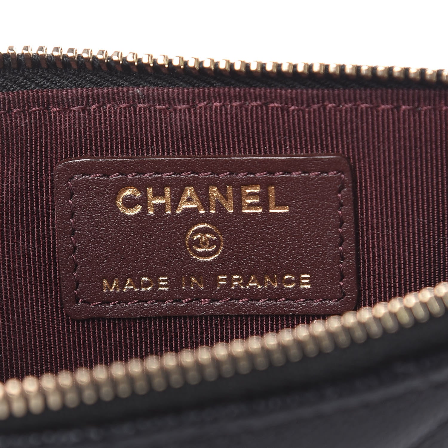 Chanel Caviar Quilted Classic Flat Wallet Pouch Black 6 of 8