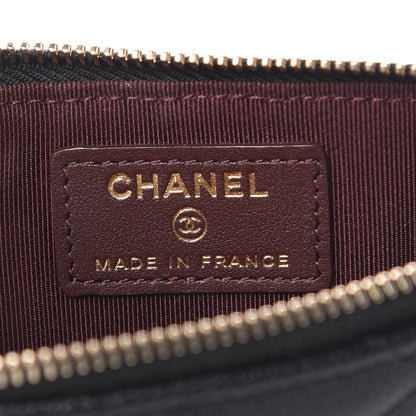 Chanel Caviar Quilted Classic Flat Wallet Pouch Black 6 of 8