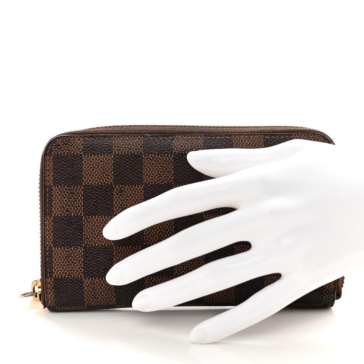 LOUIS VUITTON Damier Ebene Zippy Compact Wallet