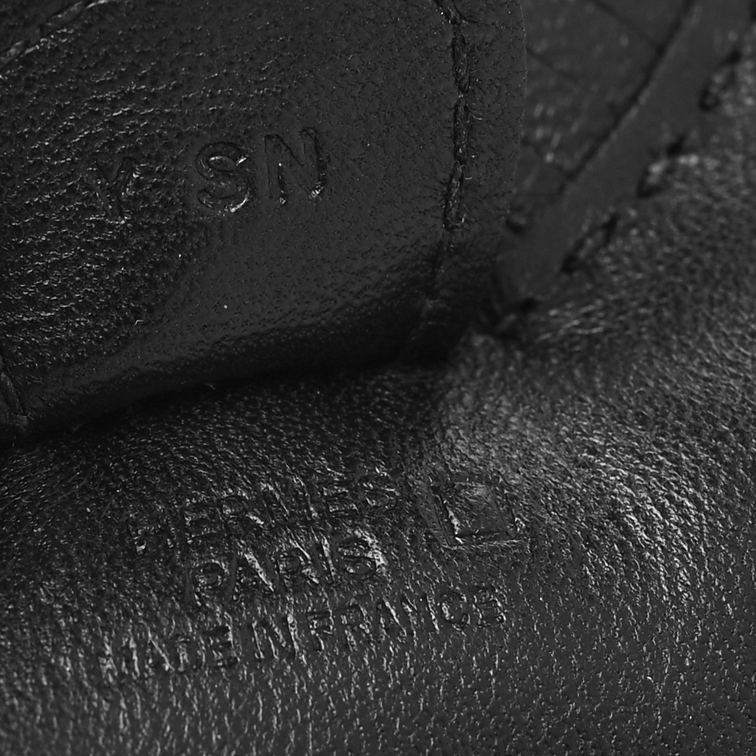 Hermes Milo Lambskin Matte Alligator Touch Grigri Rodeo Horse Bag Charm PM So Black 3 of 3