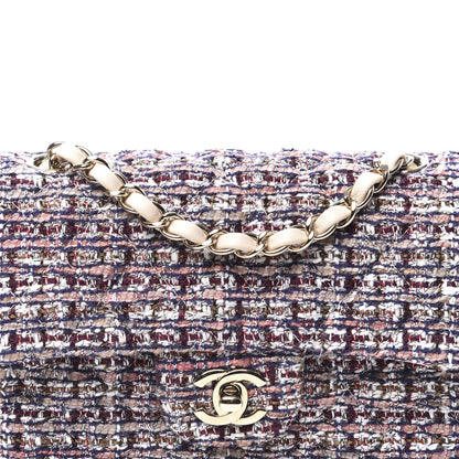 Chanel Tweed Quilted Mini Rectangular Flap Pink 9 of 9
