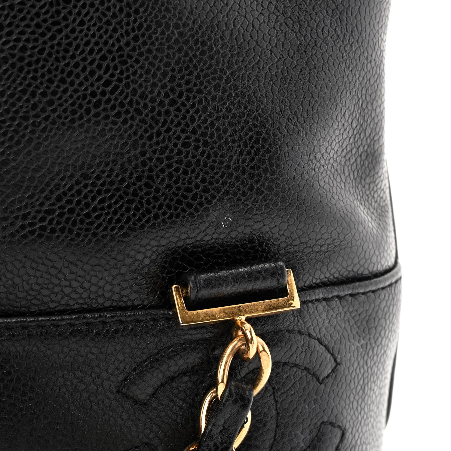 Chanel Caviar CC Backpack Black 18 of 21