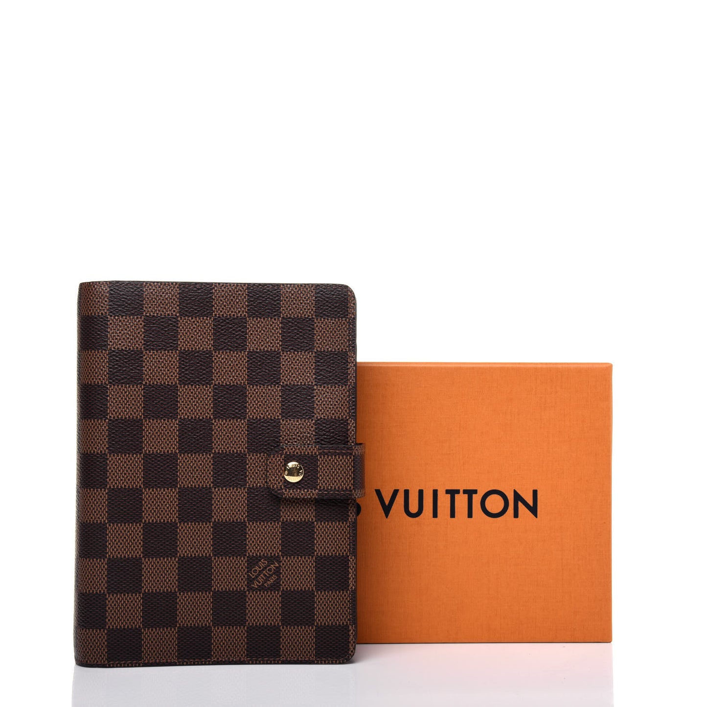 Damier Ebene Medium Ring Agenda Cover