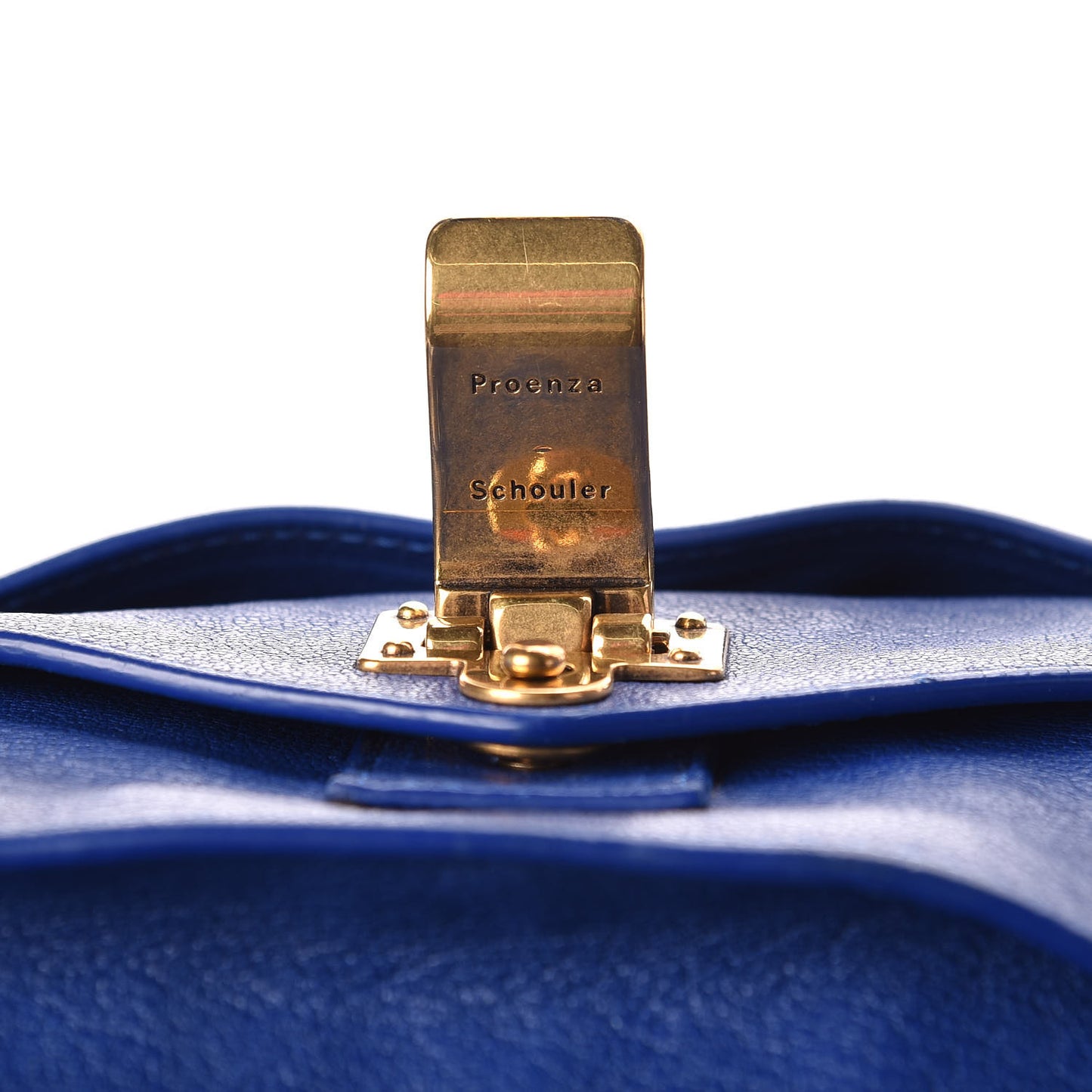 Lambskin Large PS1 Satchel Cobalt