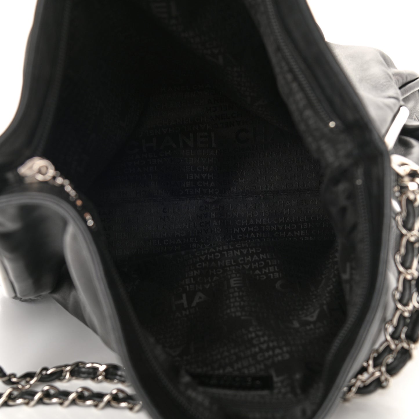 Lambskin Large Ultimate Soft Tote Black