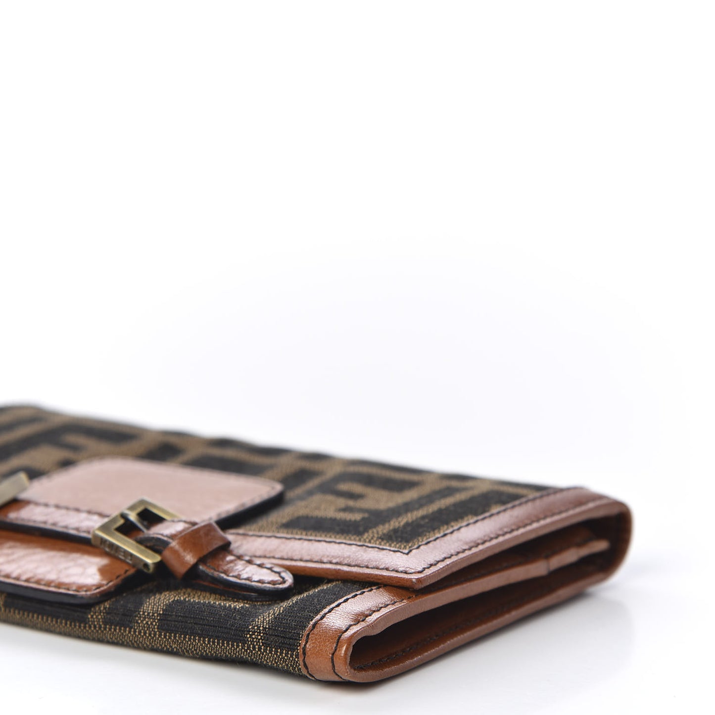 Zucca Continental Strap Wallet Tobacco