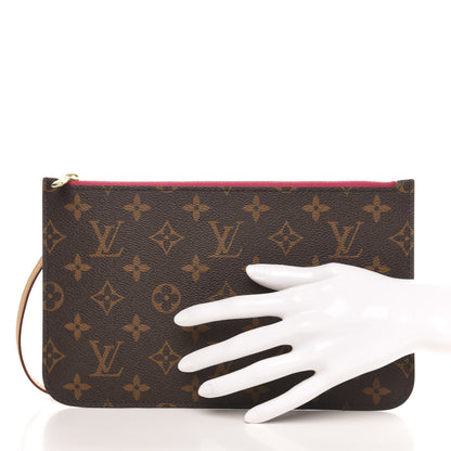 Louis Vuitton Monogram Neverfull MM GM Pochette Pivoine 2 of 6