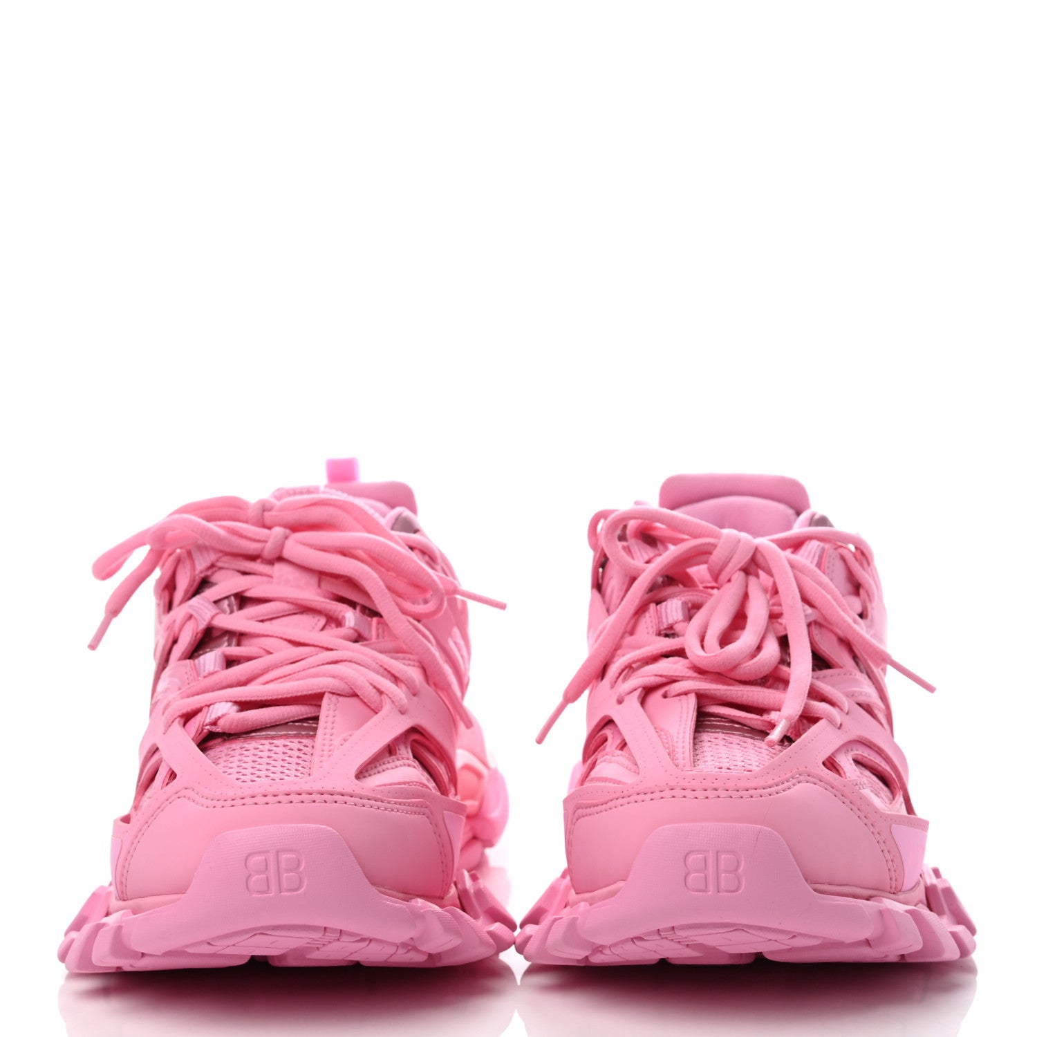 Balenciaga Mesh Nylon Womens Track Sneakers 37 Pink 2 of 7