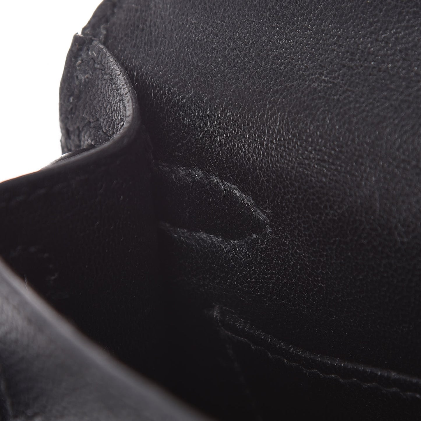 Chevre Chandra Mini Kelly Sellier 20 Black