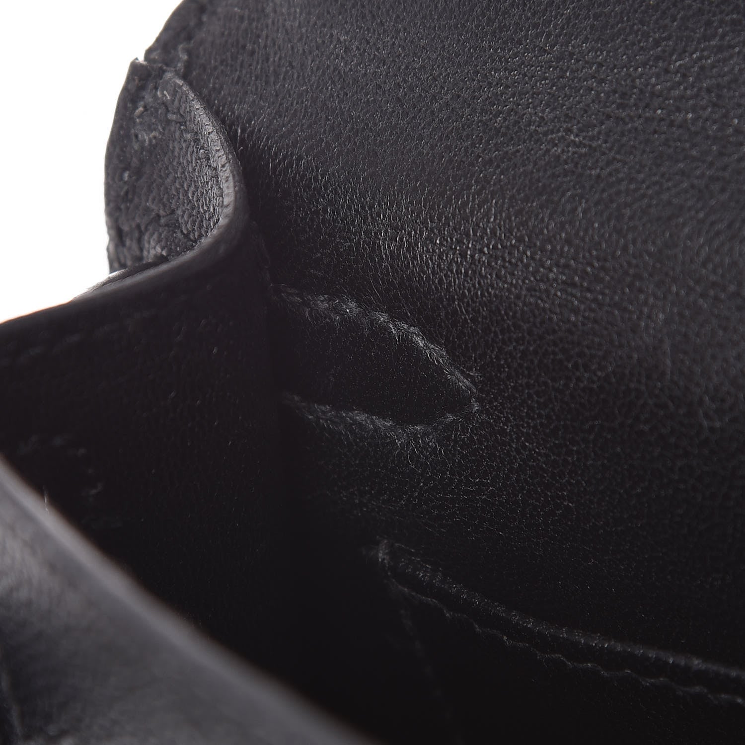 Hermes Chevre Chandra Mini Kelly Sellier 20 Black 13 of 37