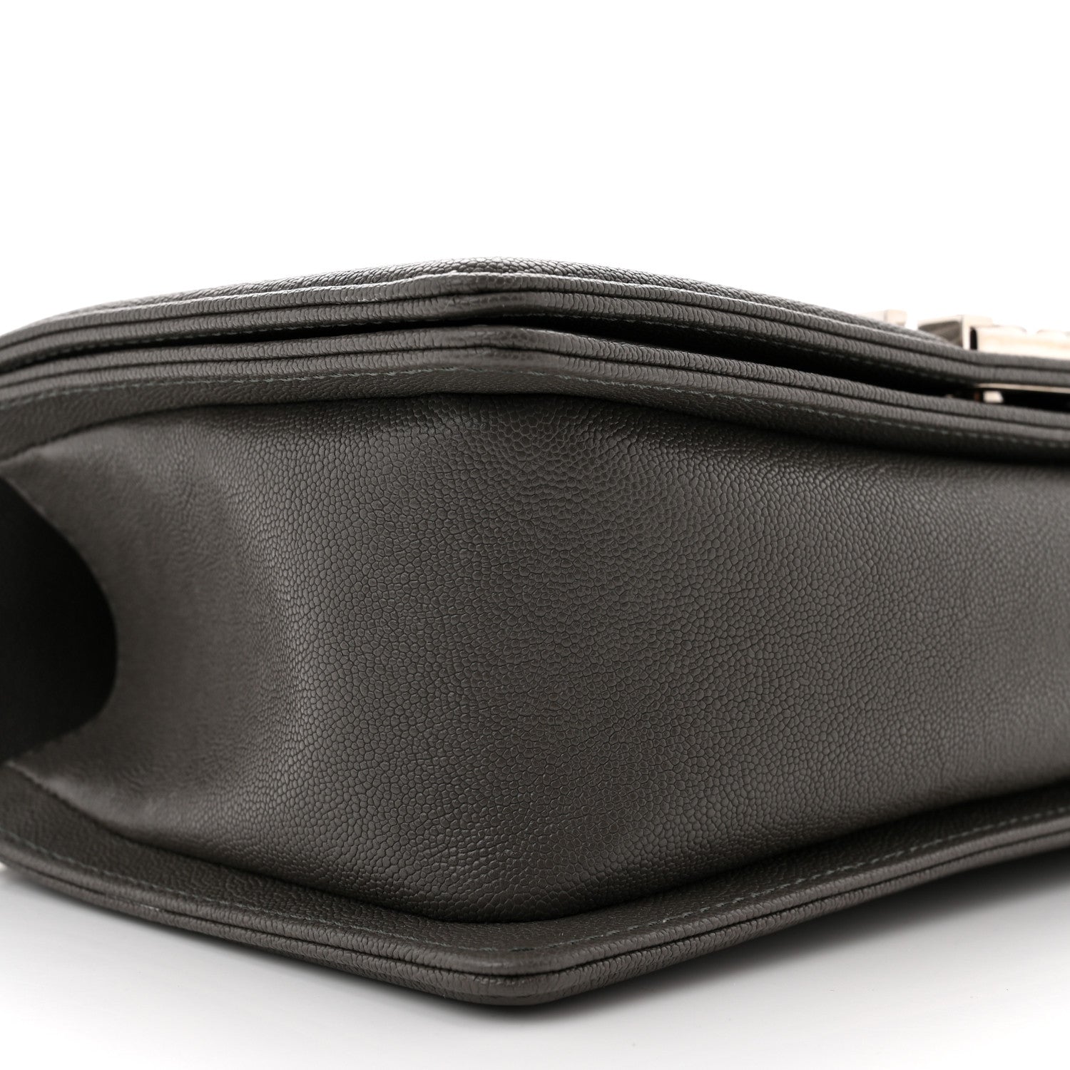 Chanel Caviar Quilted Medium Boy Flap Grey 9 of 11