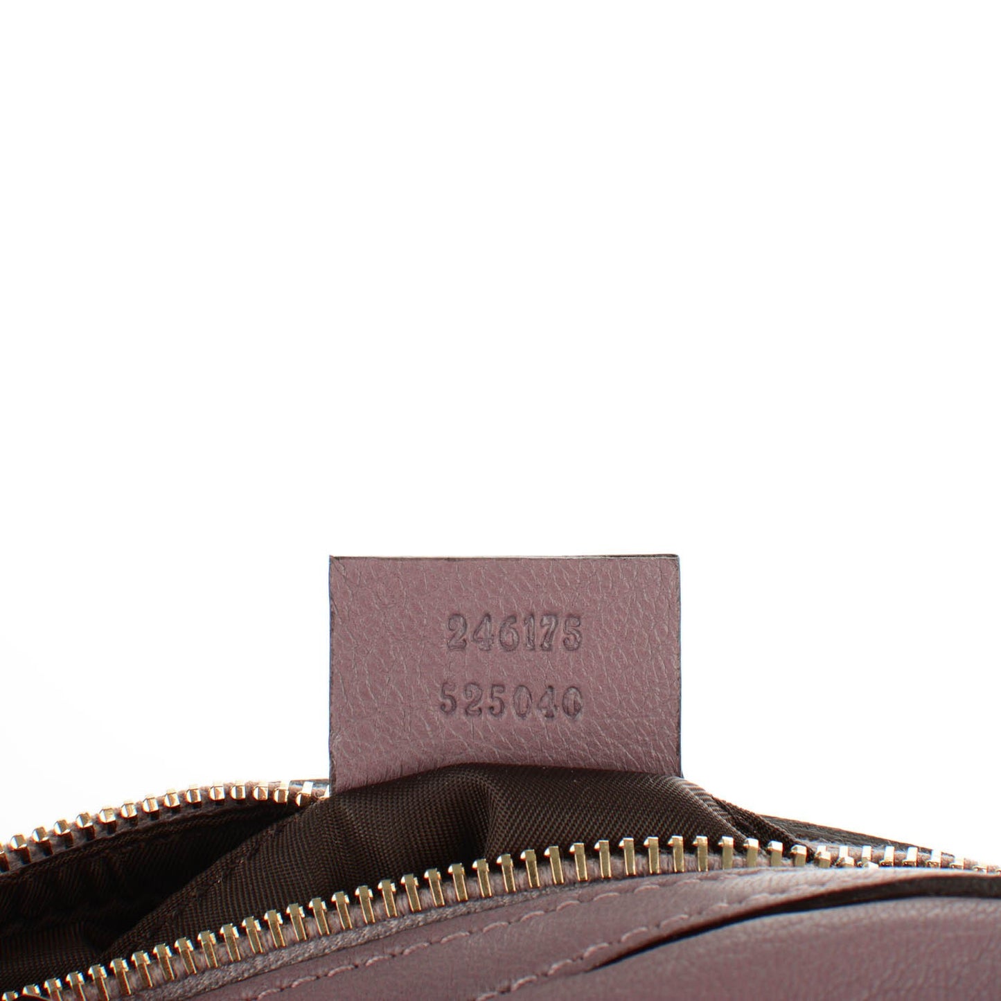 Goatskin Medium Bamboo Cosmetic Case