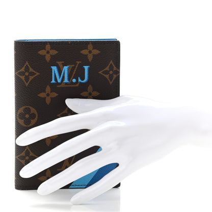 Louis Vuitton Monogram Passport Cover Bleu Clair Bleu De France 2 of 7