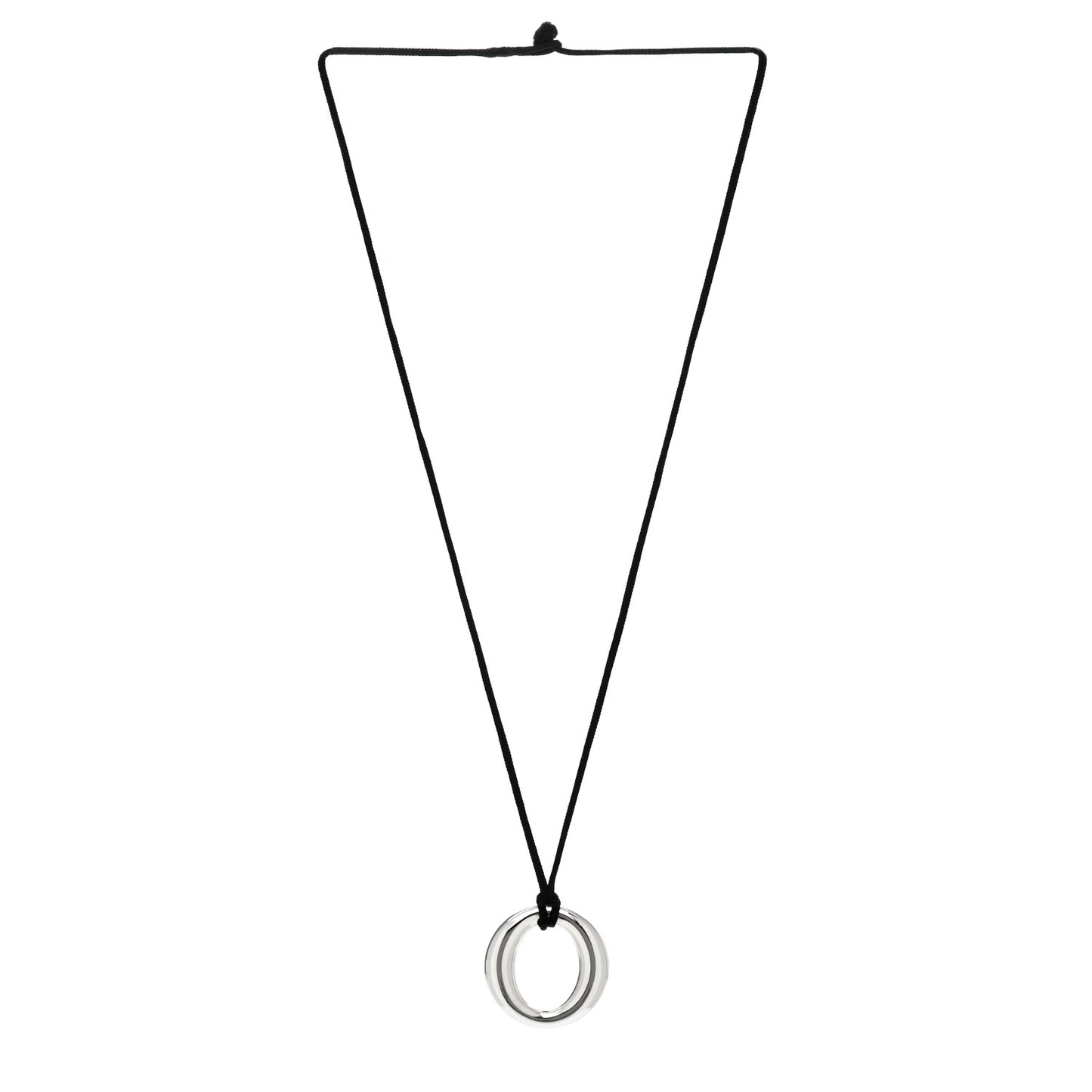 Sterling Silver Elsa Peretti Sevillana Pendant Necklace