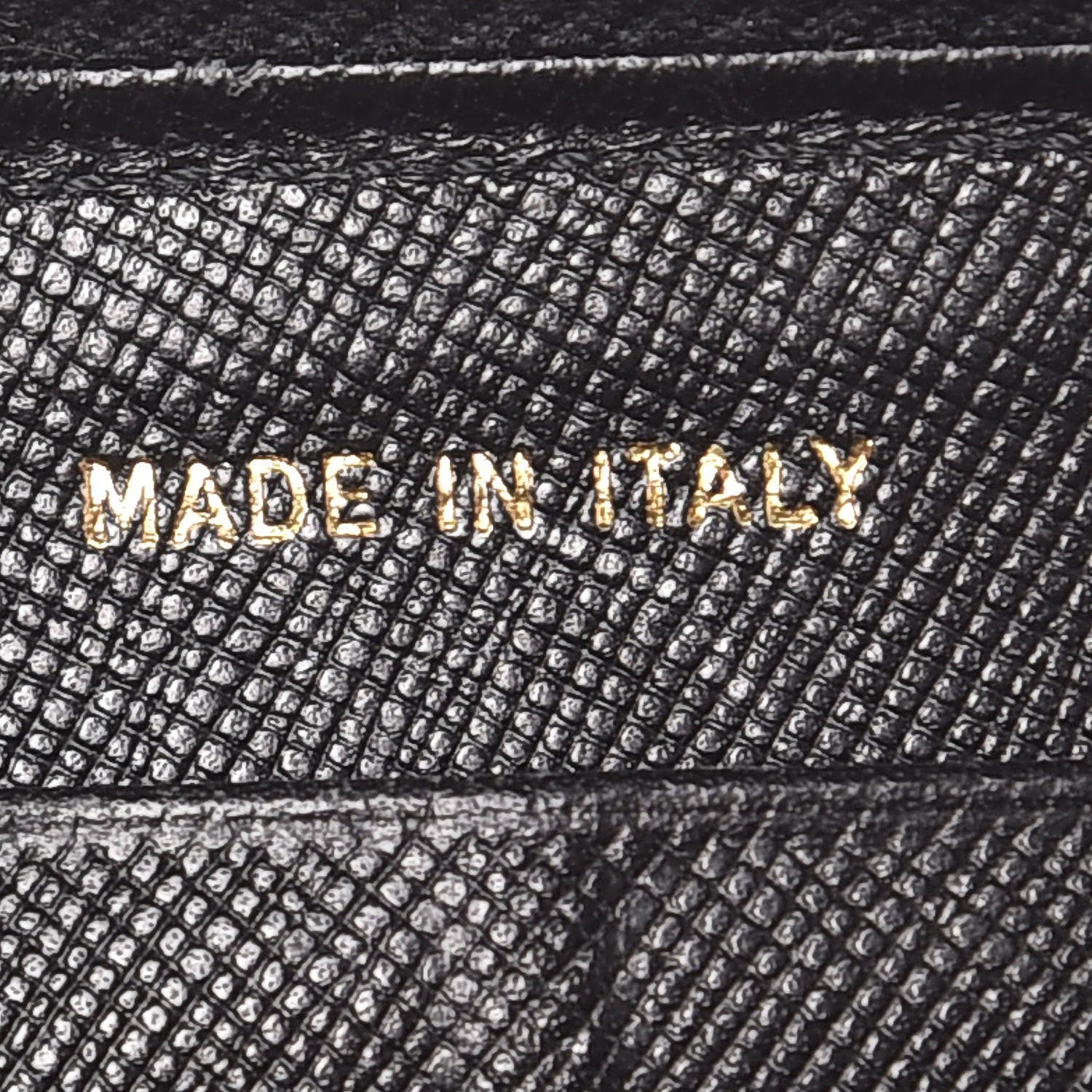 Prada Saffiano Zip Around Wallet Black 7 of 19