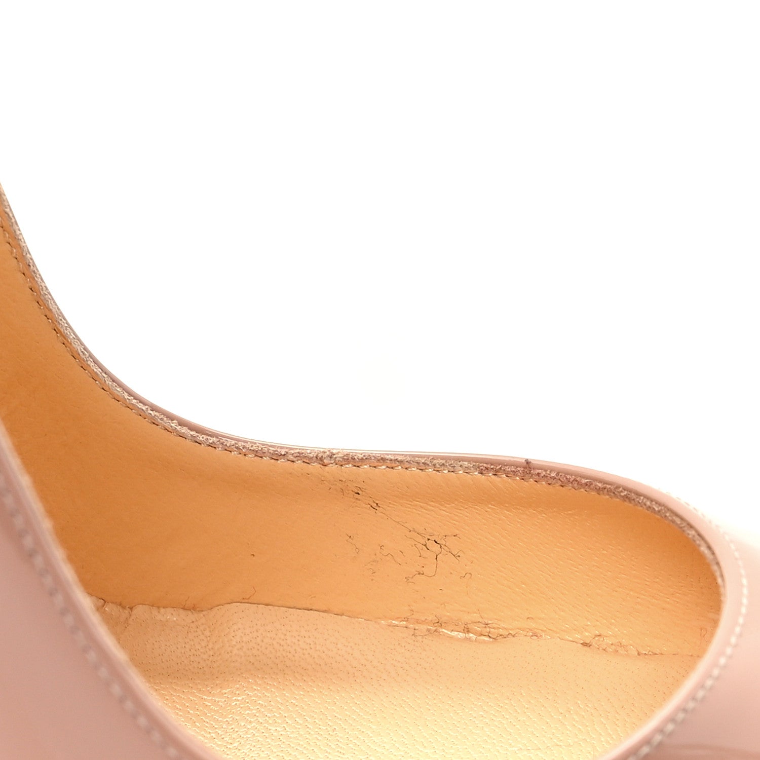 Christian Louboutin Patent So Kate 120 Pumps 37.5 Nude 9 of 10