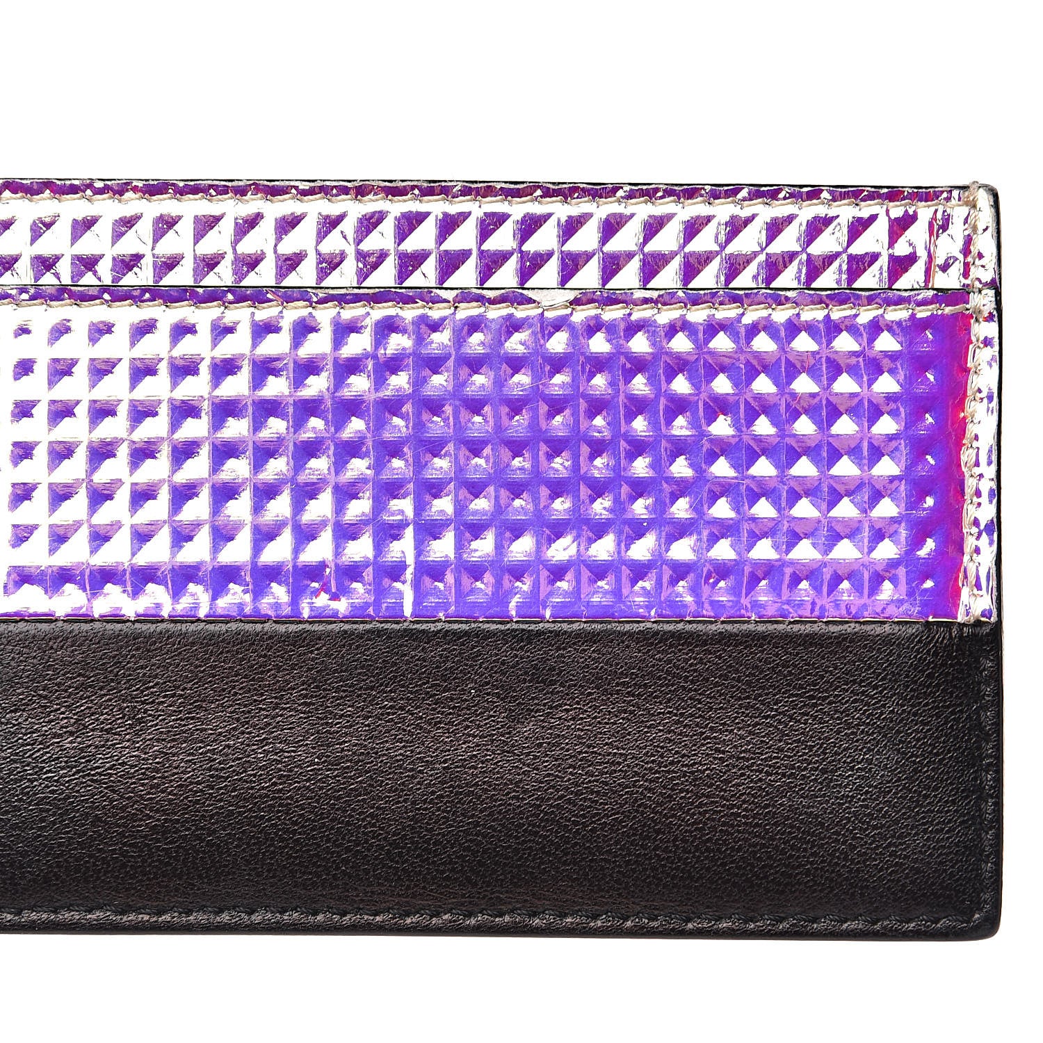 Celine Calfskin Card Holder Black Multicolor 9 of 9