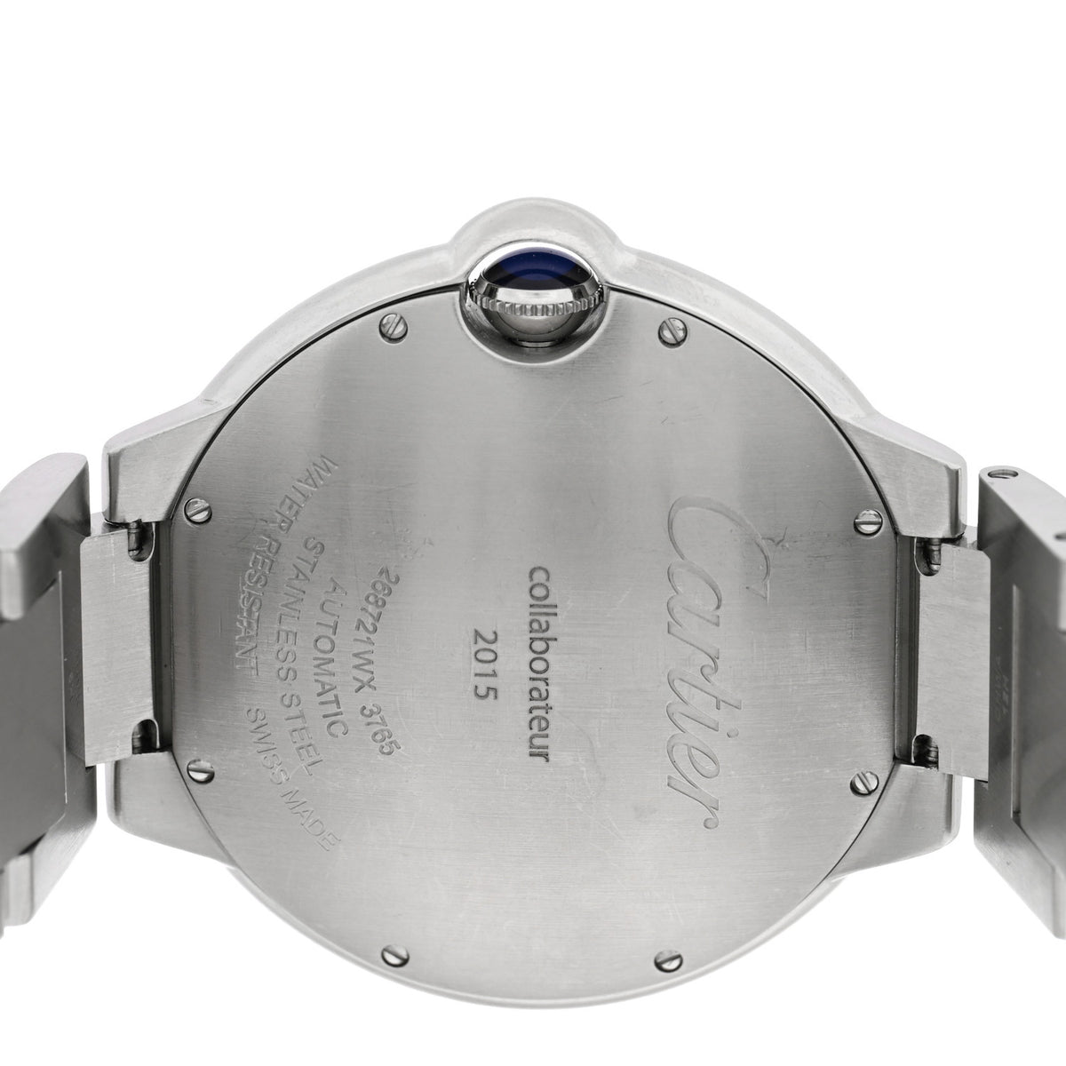 Cartier Stainless Steel 42mm Ballon Bleu De Cartier Automatic Watch 4 of 5