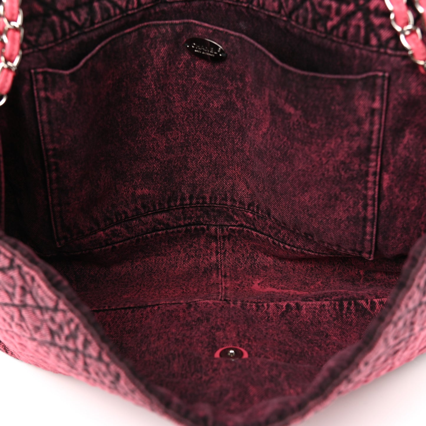 Denim Quilted Denimpression XXL Flap Red Black
