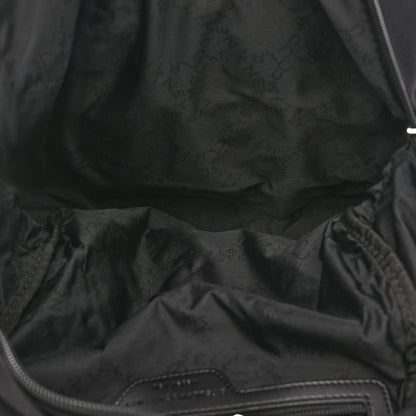 Stella McCartney Nylon Falabella Logo Go Backpack Black White 4 of 8