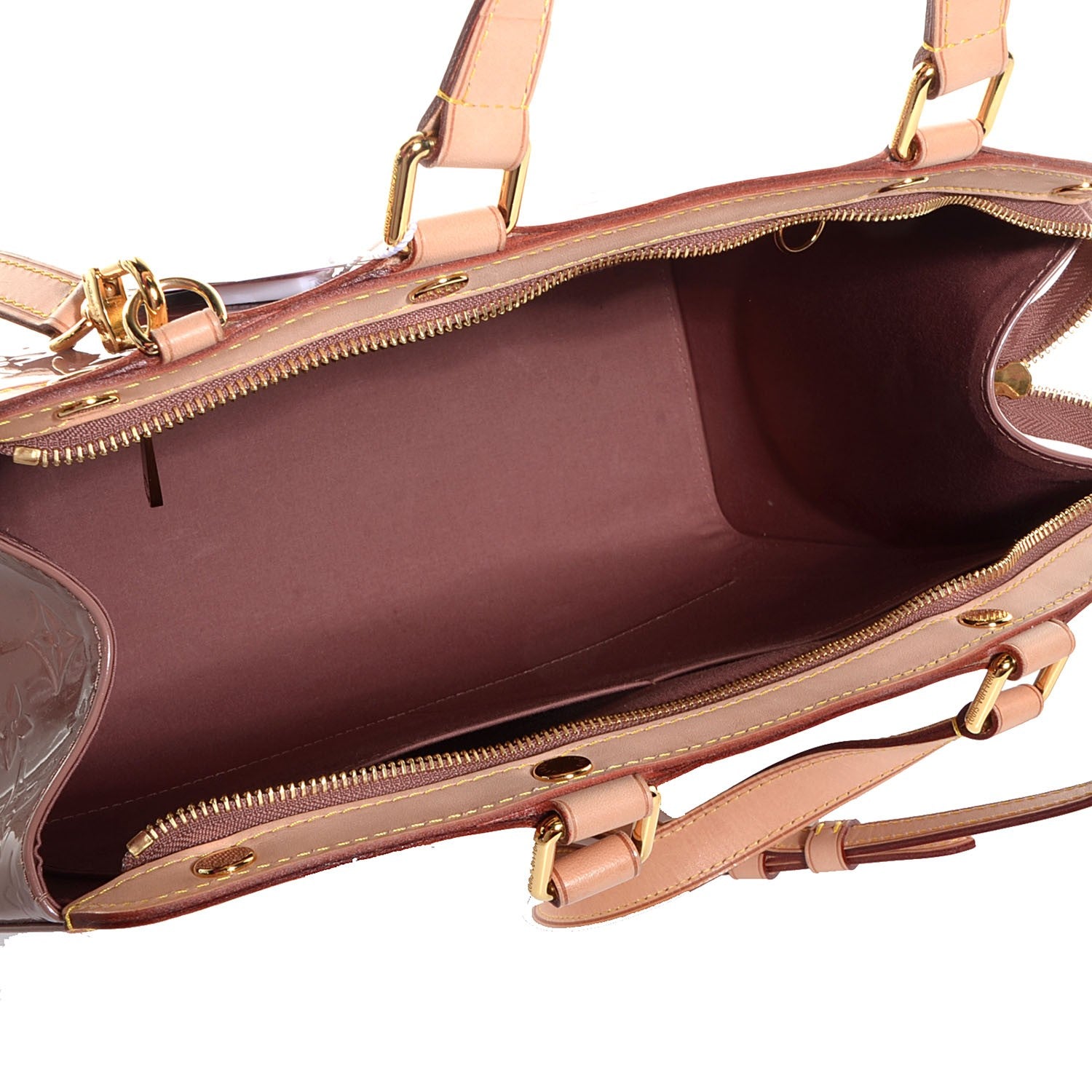 Louis Vuitton Vernis Brea GM Rose Velours 5 of 8