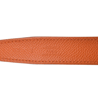 Hermes Swift Epsom 24mm Mini Constance H Belt 90 Capucine Orange 4 of 7