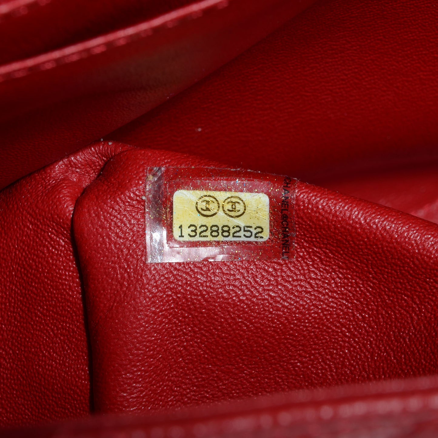 Caviar Maxi Single Flap Red