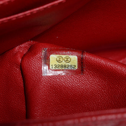 Chanel Caviar Maxi Single Flap Red 7 of 8