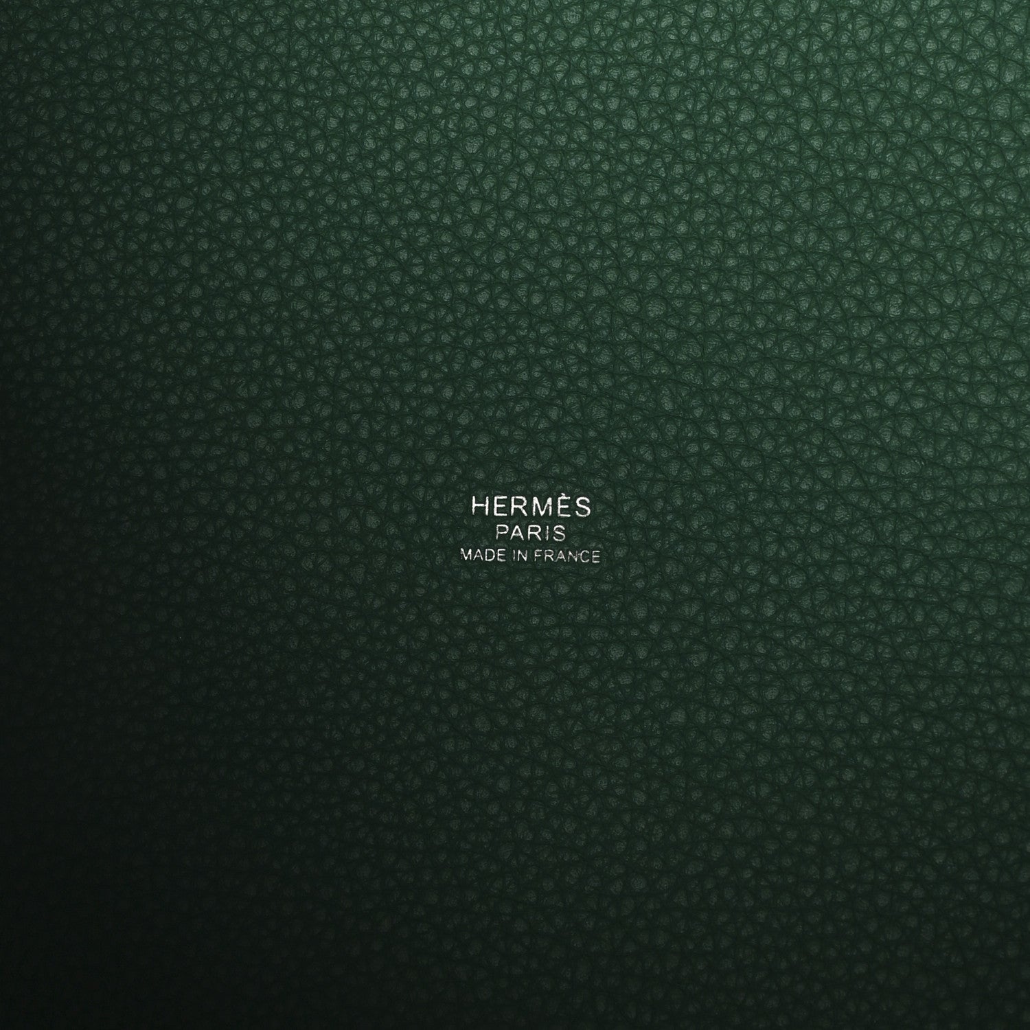 Hermes Taurillon Clemence Picotin Lock 22 MM  Vert Jade 6 of 10