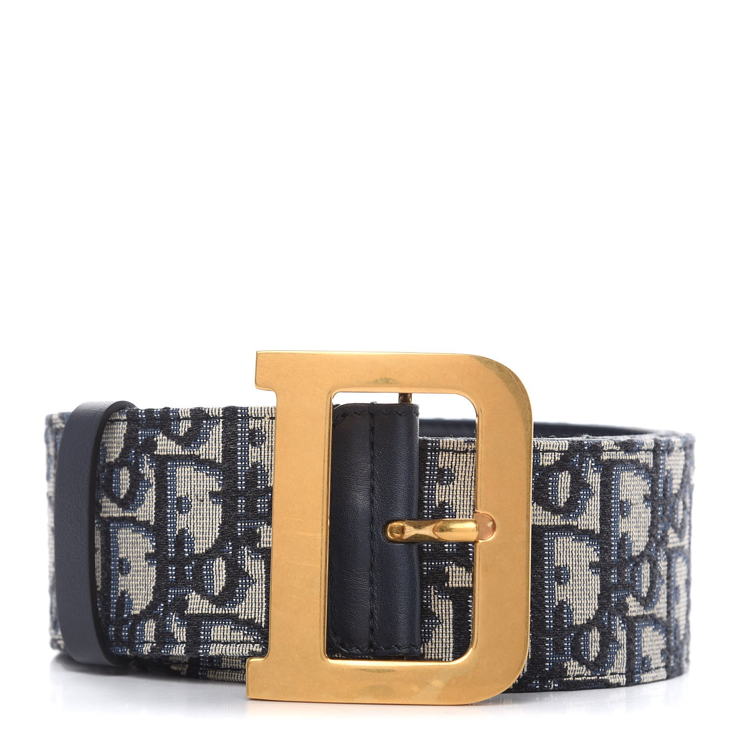 Christian Dior Oblique Diorquake Belt 85 Blue Multi 1 of 8