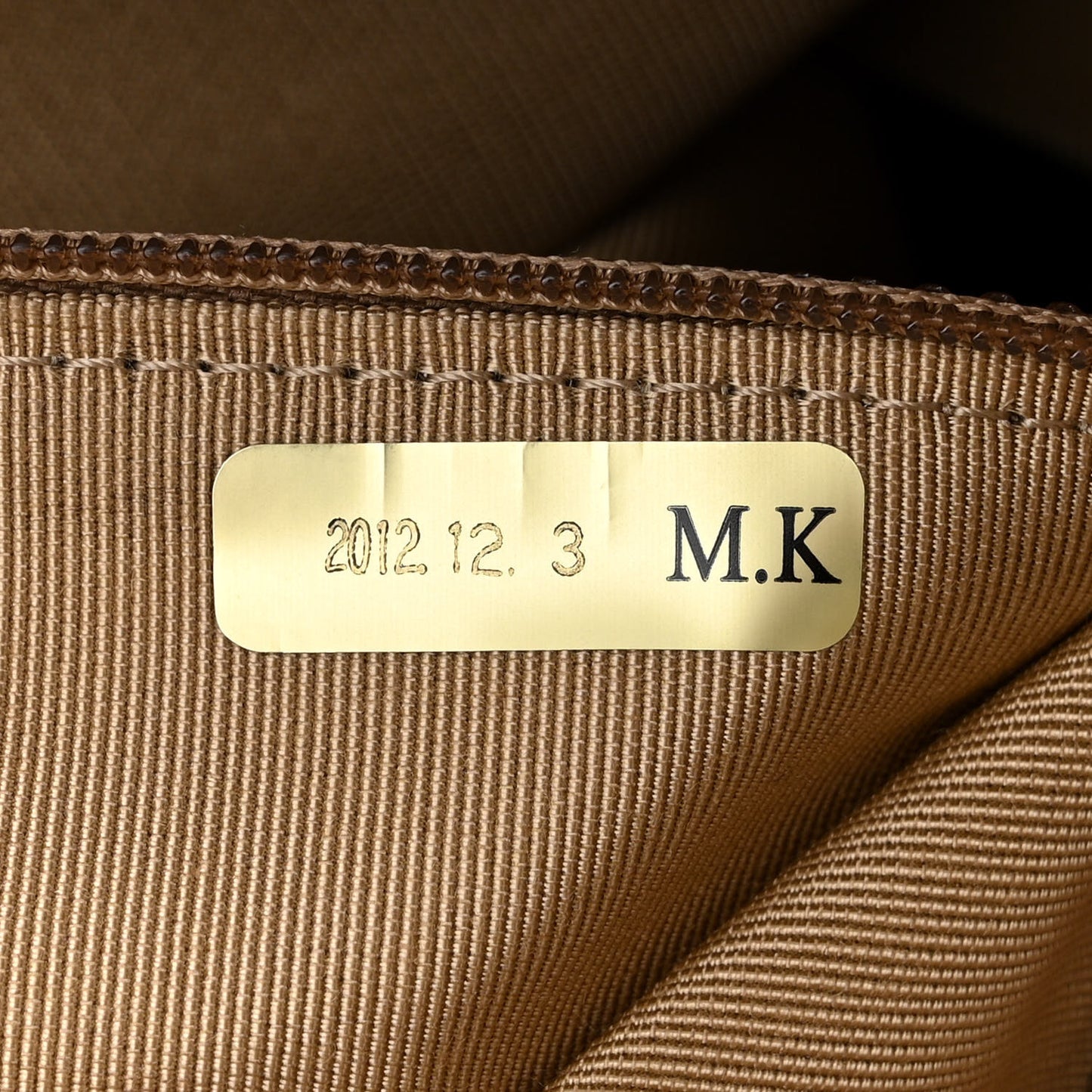 Metallic Calfskin Quilted Trianon Small Messenger Flap Gold
