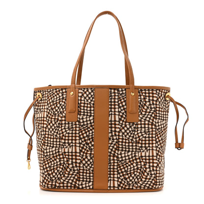 MCM Visetos Medium Liz Reversible Shopper Tote Cognac 3 of 16