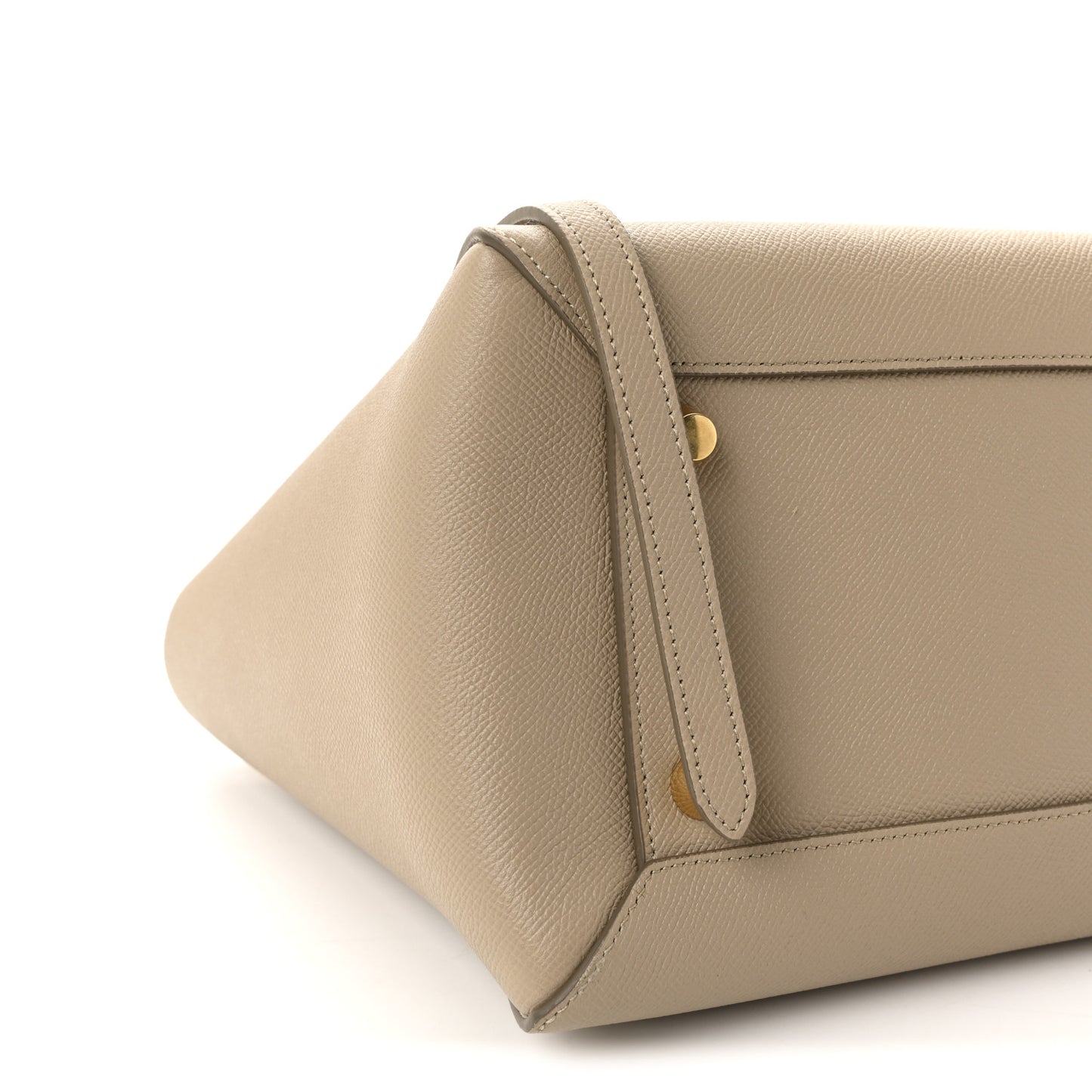 Grained Calfskin Mini Belt Bag Light Taupe