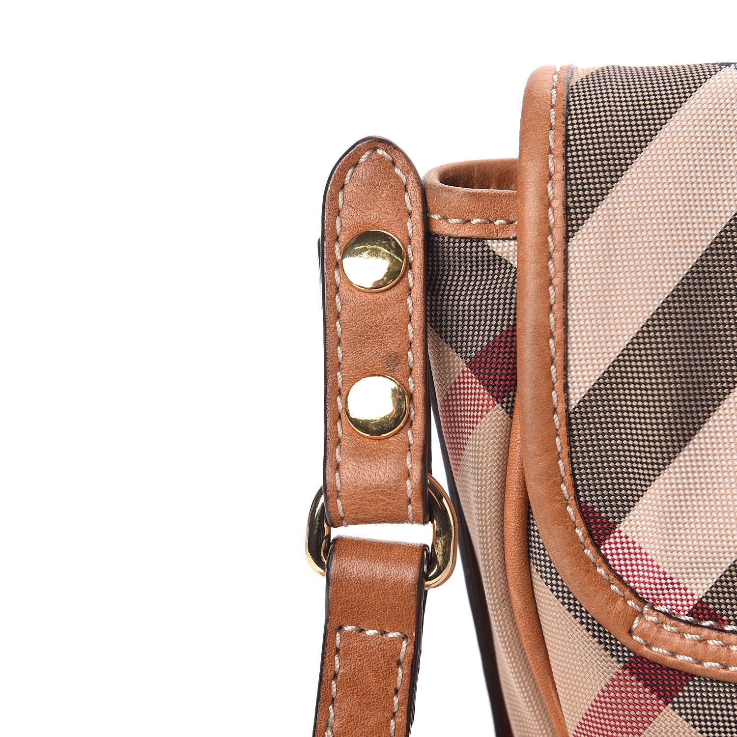 Burberry Nova Check Messenger Bag Brown 12 of 13