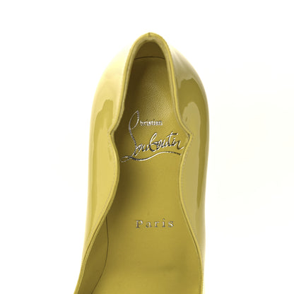 Christian Louboutin Patent Hot Chick 100 Pumps 36.5 Citrus 9 of 11