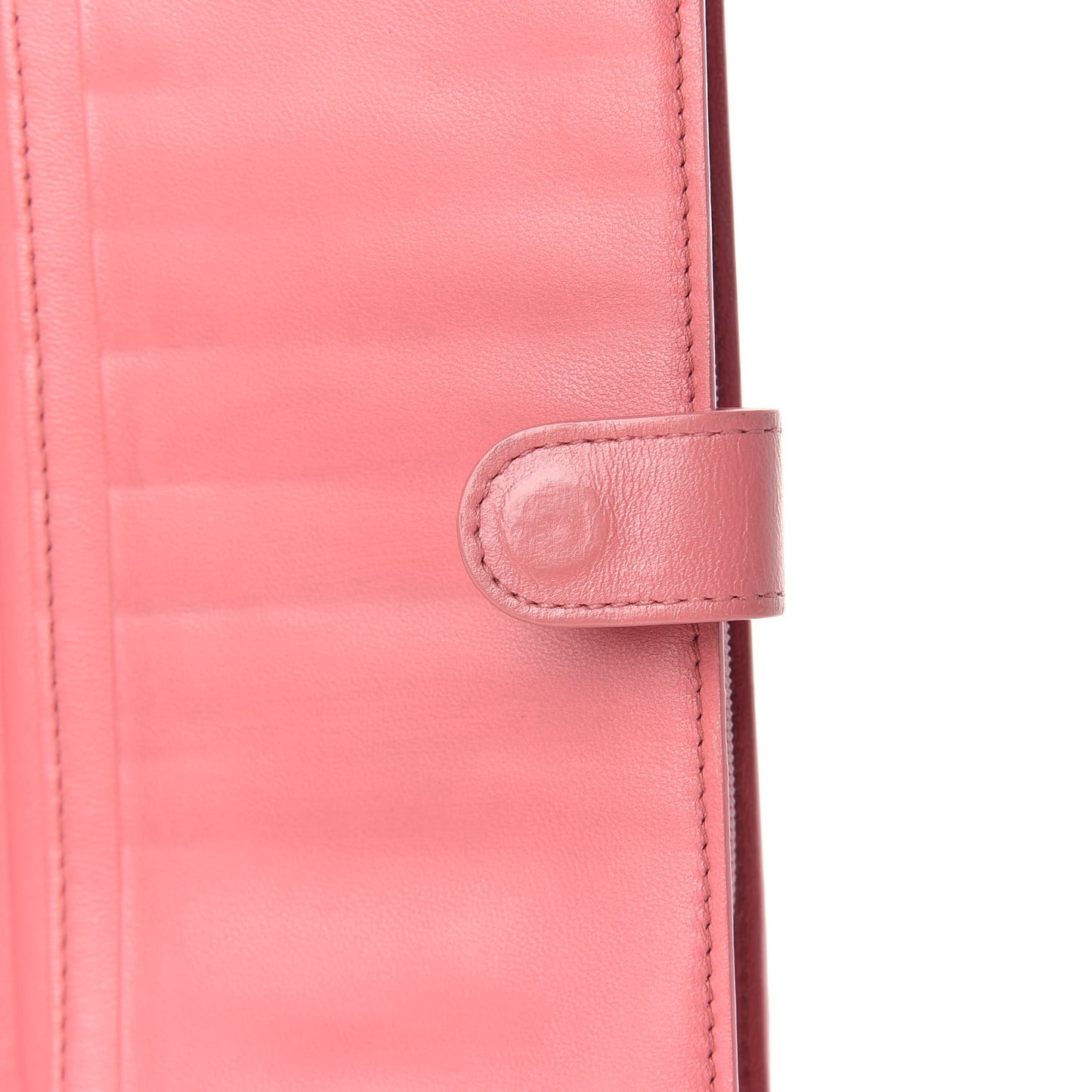 Nappa Intrecciato Continental Snap Wallet Quarzo