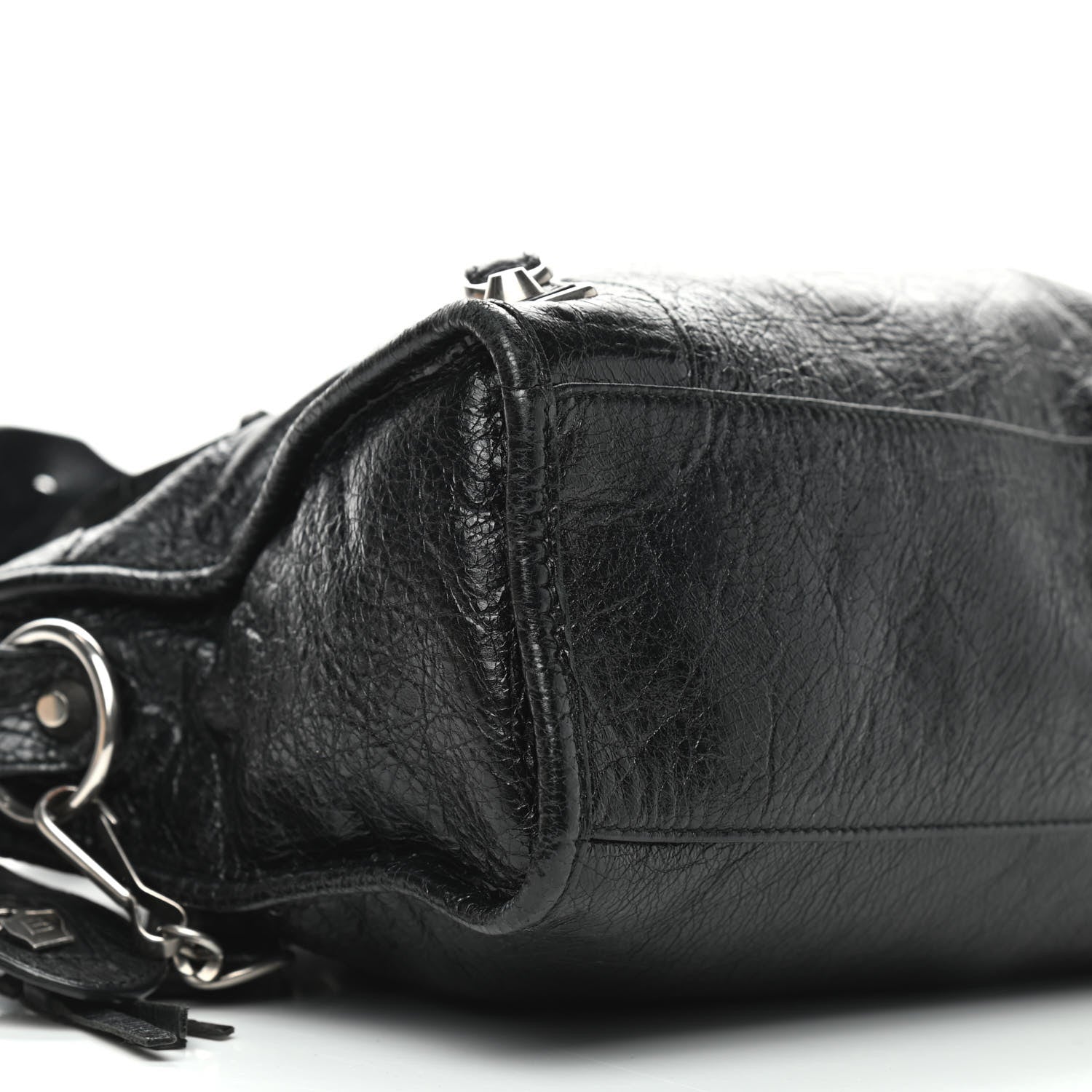 Balenciaga Agneau Silver Metallic Edge Hardware S City Black 4 of 8